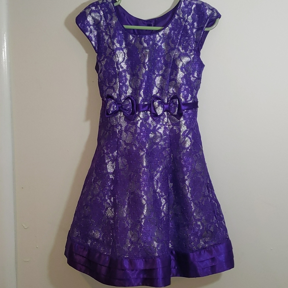 Jona Michelle Purple silver dress